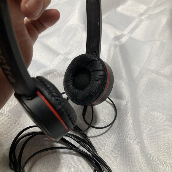 Electra Light Weight Headphones Red Black Tested Working - Picture 6 of 9